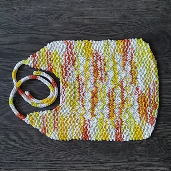 Hand Knit Baby Bib - Picture 2 of 5